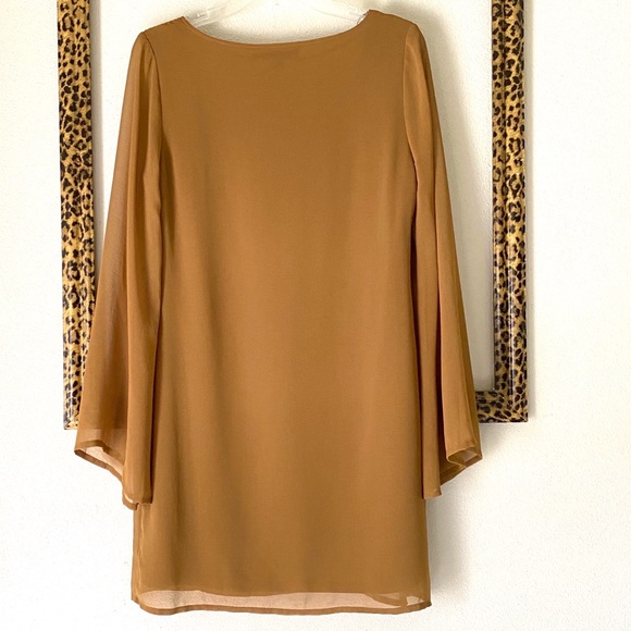 NWT Forever 21[Love 21] Bell Sleeves Olive Dress S - Picture 2 of 8